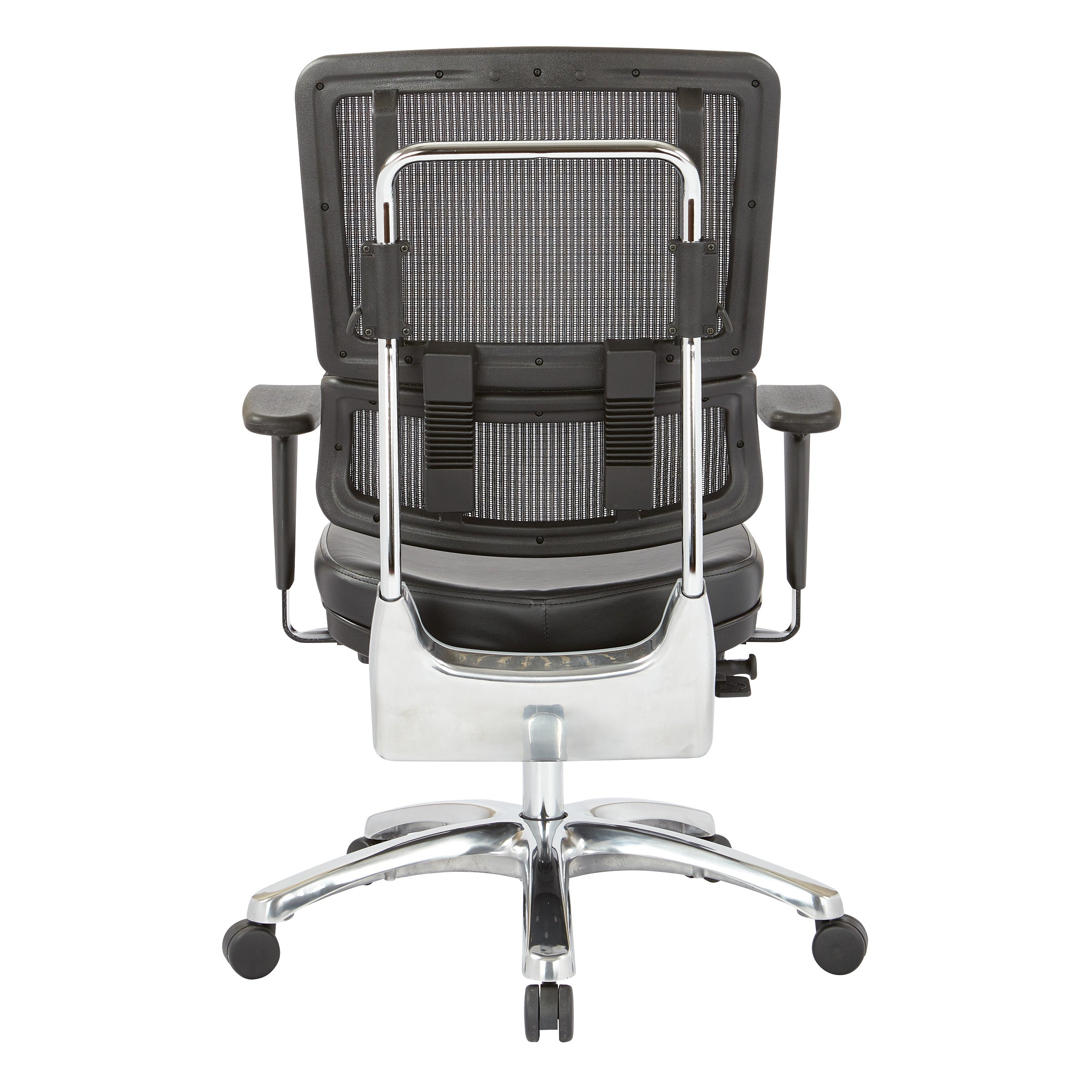 Vertical Black Mesh Back Chair